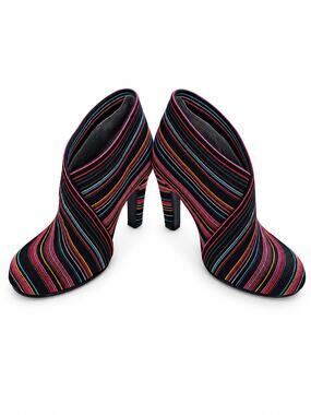 United Nude Multicolor Striped Heeled Ankle Boots Women’s EU 38 NWOT